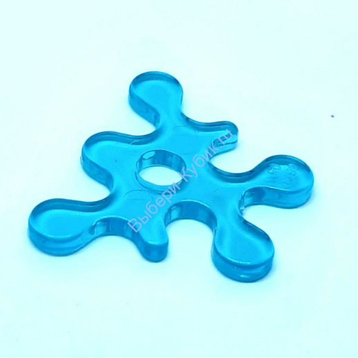 Деталь Аналог Совместимый С Лего Лужа Цвет Прозрачно-Голубой