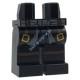 Деталь Лего Ноги С Рисунком Цвет Черный