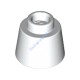 Деталь Лего Конус 1 1/6 х 1 1/6 х 2/3 (Феска) Цвет Белый