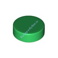 Деталь Лего Плитка Круглая 1 х 1 Цвет Зеленый