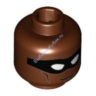 Деталь Лего Голова Минифигурки Цвет Коричневый