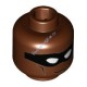 Деталь Лего Голова Минифигурки Цвет Коричневый