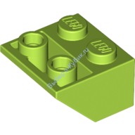 Деталь Лего Скос Перевернутый 45 2 х 2 Цвет Лайм