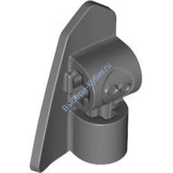 Деталь Лего Техник Панель # 8 Малая Гладкая Короткая Сторона B Цвет Темно-Серый