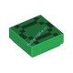 Деталь Лего Плитка 1 х 1 С Рисунком Цвет Зеленый