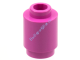 Деталь Лего Кубик Круглый 1 х 1 Открытый Штырек Цвет Темно-Розовый