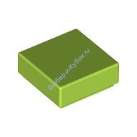 Деталь Лего Плитка 1 х 1 С Желобком Цвет Лайм