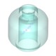 Деталь Лего Голова Минифигурки Цвет Прозрачно-Голубой