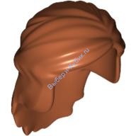 Деталь Лего Парик Женский Цвет Темно-Оранжевый