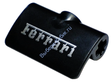 Деталь Лего Техник Панель Изогнутая 2 x 3 x 1 С Рисунком "Ferrari" Цвет Черный