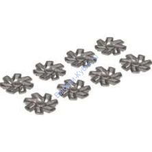 Деталь Лего Набор Колпаков Цвет Перламутрово-Светло-Серый