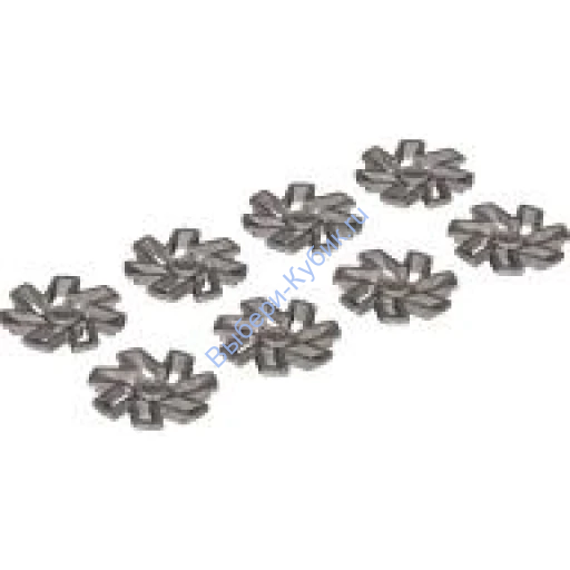 Деталь Лего Набор Колпаков Цвет Перламутрово-Светло-Серый