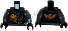  Детали Лего Торс Цвет Черный