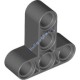 Деталь Лего Техник Бим 3 х 3 T-Формы Толстый Цвет Темно-Серый