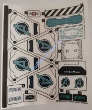 Наклейки К Набору Лего 76153 — (68153/6302301)