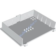 Деталь Лего Половина обложки книги 16 x 12 x 2 2/3 С Рисунком Цвет Белый