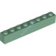 Деталь Лего Кубик 1 х 8 Цвет Песочно-Зеленый