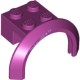 Деталь Лего Автомобильное Крыло 4 x 2 1/2 x 1 2/3 С Аркой Круглое Цвет Маджента