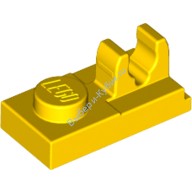 Деталь Лего Пластина 1 х 2 С Защелкой Сверху Цвет Желтый