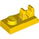 Деталь Лего Пластина 1 х 2 С Защелкой Сверху Цвет Желтый