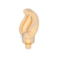 Деталь Лего Огонек Свечи Цвет Прозрачно-Оранжевый