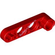 Деталь Лего Техник Бим 1 х 4 Тонкий Со Втулкой Цвет Красный