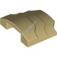 Деталь Лего Клин 4 x 3 Без Шипов Ступенчатый Цвет Песочный