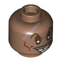 Деталь Лего Голова Минифигурки Цвет Умеренно Коричневый
