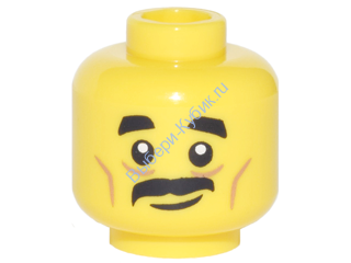 Деталь Лего Голова Минифигурки Цвет Желтый