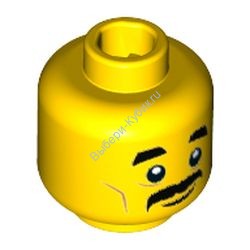 Деталь Лего Голова Минифигурки Цвет Желтый