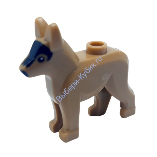 Деталь Аналог Совместимый С Лего Собака Цвет Карамельный