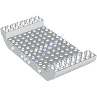 Деталь Лего Корпус Лодки Большой Середина 8 х 16 х 2 1/3 Цвет Белый