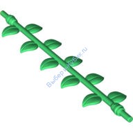Деталь Аналог Совместимый С Лего Лиана С Листьями 16L Цвет Зеленый
