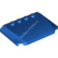 Деталь Лего Клин 4 x 6 x 2/3 Тройной Изогнутый Цвет Синий