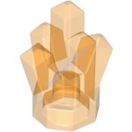 Деталь Лего Камень / Кристалл 1 х 1 5 Точек Цвет Прозрачно-Оранжевый