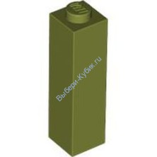 Деталь Лего Кубик 1 х 1 х 3 Цвет Оливковый Зеленый