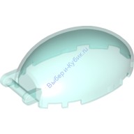 Деталь Лего Лобовое Стекло 6 х 4 х 2 13 Полусфера С Ручкой Цвет Прозрачно-Голубой