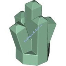 Деталь Лего Камень / Кристалл 1 х 1 5 Точек Цвет Песочно-Зеленый