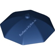 Деталь Лего Верх Зонта Без Нижней Створки 6 х 6 Цвет Темно-Синий