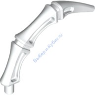 Деталь Лего Придаток Когтистый Малый С Ногой Рубчиковым Хвостом Цвет Белый