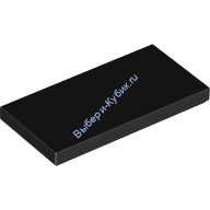 Деталь Лего Плитка 2 х 4 Цвет Черный