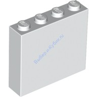 Деталь Лего Кубик 1 x 4 x 3 Цвет Белый