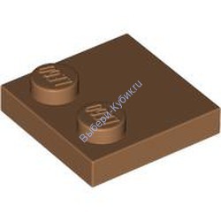 Деталь Лего Плитка Модифицированная 2 х 2 С Штырьками По Краю Цвет Карамельный