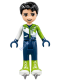 Friends Nate, Dark Blue Trousers, Ski Jacket, Skates (41322)