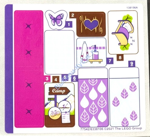 Наклейки К Набору Лего Френдс 41679 - (77542/6338106)