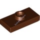 Деталь Лего Пластина 1 х 2 С 1 Штырьком Цвет Коричневый