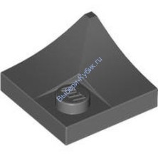 Деталь Лего Арка 2 x 2 Перевернутый Угол С Утопленной Шпилькой Цвет Темно-Серый