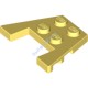 Деталь Лего Клин Пластина 3 х 4С Обрезанными Креплениями Цвет Ярко-Светло-Желтый