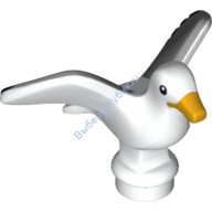 Деталь Лего Птица Чайка Цвет Белый