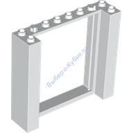Деталь Лего Дверная Рама 2 х 8 х 6 Цвет Белый